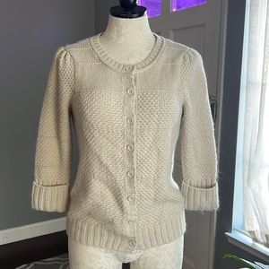 Caslon Button Front Sweater